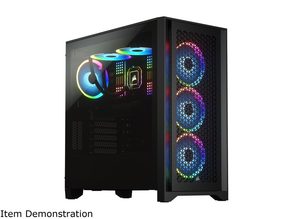 Gabinete Corsair 4000D Airflow Mid-Tower ATX EATX Micro ATX Mini-ITX USB 3.0 sin Fuente