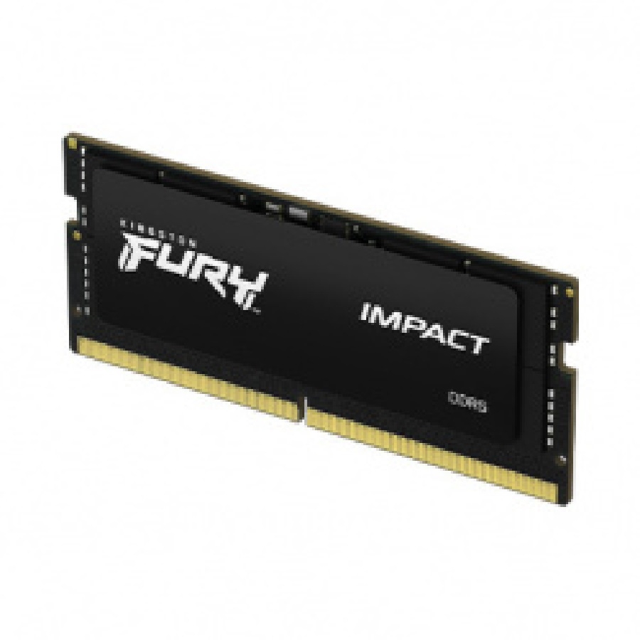 Memoria ram kingston furyimpact ddr5 black 16gb 4800mhz cl38(kf548s38ib-16)