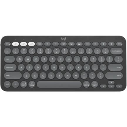 Teclado Logitech Pebble Keys 2 K380s 60% Inalámbrico Bluetooth Grafito