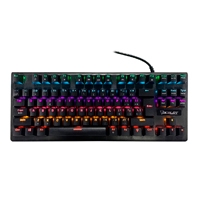 Teclado Gamer Ocelot Gaming OGMK02 RGB Teclado Mecánico Switch Azul Alámbrico Negro Español