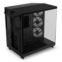 Gabinete NZXT H6 Flow RGB Con Ventana Midi-Tower ATX/Micro-ATX/Mini-ITX USB 3.2 Sin Fuente 3 Ventiladores RGB Instalados