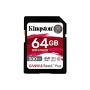 Memoria flash sd kingston sdxc canvas react plus 64gb 300r uhs-ii v90(sdr