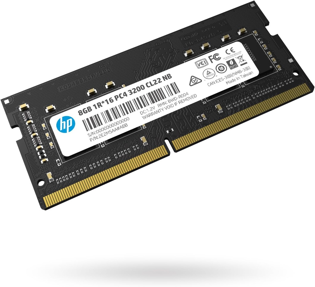 Memoria ddr4 hp s1 8gb 3200mhz cl22 sodimm