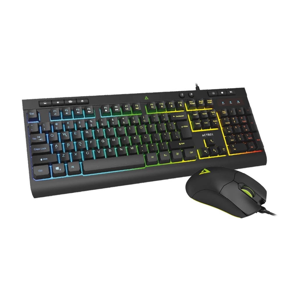 Kit de Teclado y Mouse Acteck Creator Aurean Pro MK477G Alámbrico USB Ingles