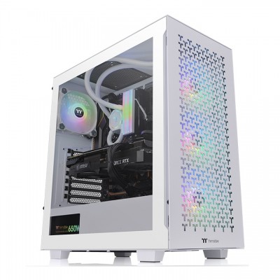 Gabinete Thermaltake V350 TG ARGB Air ARGB Midi-Tower ATX/Mini-ITX/Micro-ATX 3x RGB Blanco