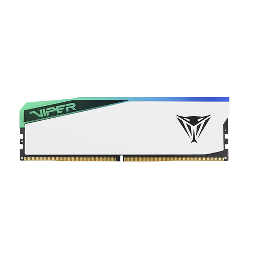 Memoria dimm ddr5 patriot pver532g56c38w viper elite 5 rgb white 32gb 1x32gb 5600mhz cl38