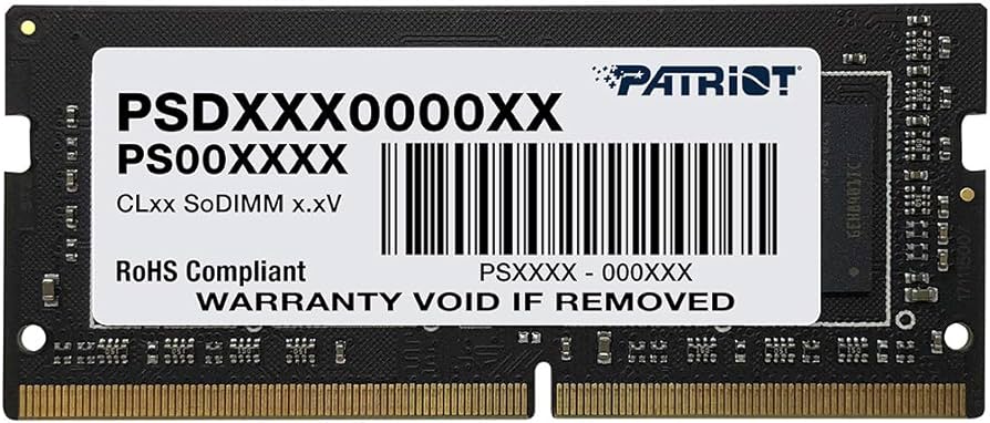 Memoria sodimm ddr5 patriot psd432g32002s signature 32gb 1x32gb 3200mhz cl22