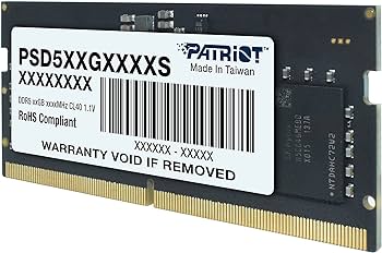 Memoria sodimm ddr5 patriot psd516g480081s signature 16gb 1x16gb 4800mhz cl40