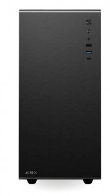 Gabinete Acteck Neuss Pro GI717 Mini-Tower Micro-ATX/ITX USB 3.0/2.0 sin Ventiladores Negro