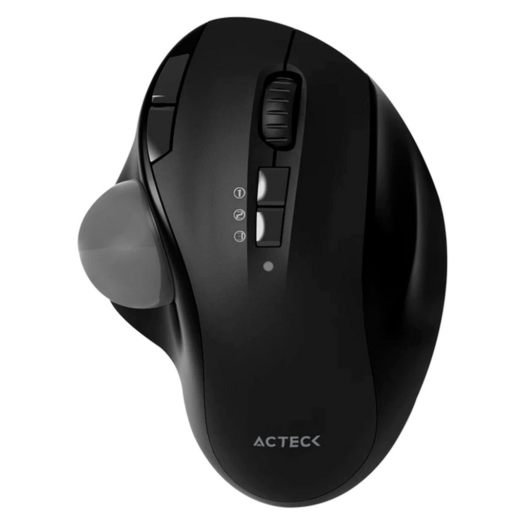 Mouse Ergonómico Acteck Virtuos Art MI790 Inalámbrico Bluetooth 2400DPI Negro