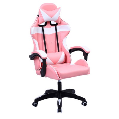 Silla gamer blanco/rosa stylos. sgsi02p -