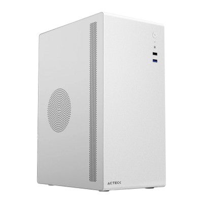 Gabinete Acteck Neuss Plus GI707 450W Mini-Tower Micro-ATX/ITX USB 2.0/3.0 Blanco