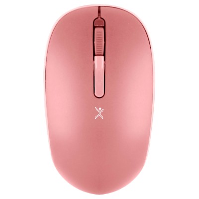 Mouse Perfect Choice Óptico Whisper RF Inalámbrico USB-C 1000DPI Rosa