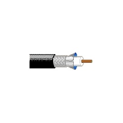 Cable coaxial belden 1694a 0101000 rg6 para sdi-hd negro 305 mtr