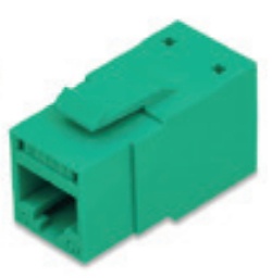 Conector modular jack rj45 cat6a revconnect belden rvamjkugn-s1 estilo keyconnect verde compatible con faceplate ax102660,ax102655,ax102249 esquema de cableado t568a/b herramienta compatible rvutt01 uso interior calibre del conductor 23-24 awg