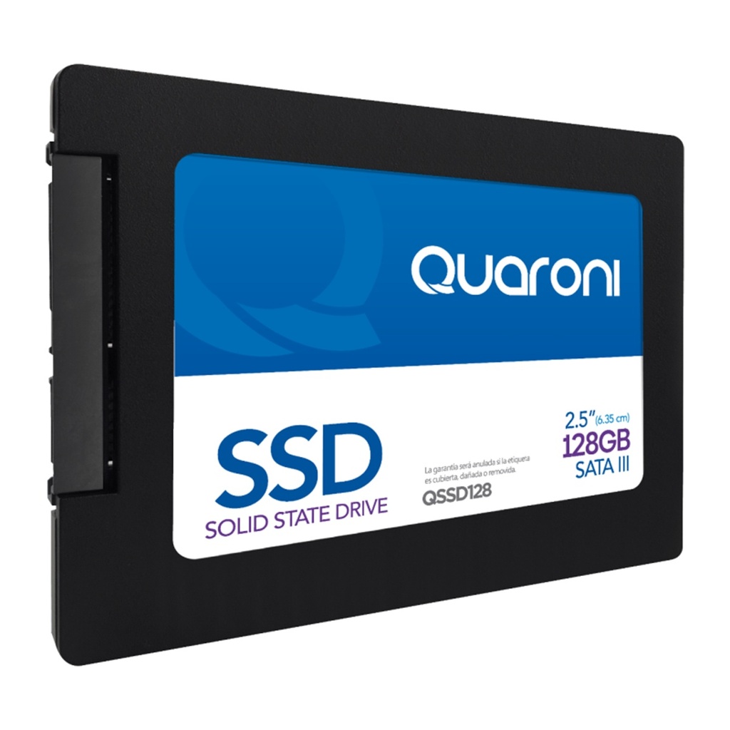 Unidad De Estado Solido SSD Quaroni QSSD128 128GB SATA III 2.5" 7mm 