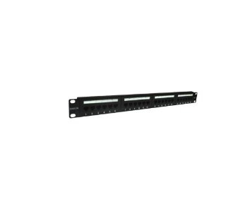 Patch panel enson ens-pa24p6 1ur precargado cat6 24 puertos montaje en rack estandar 19 pulgadas