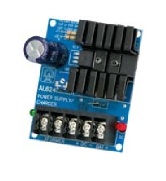 Fuente de alimentación/cargador altronix al624 convierte una entrada de ac de bajo voltaje en una salida de 6vdc, 12vdc o 24vdc. esta fuente de alimentación de uso general tiene una amplia gama de aplicaciones para control de acceso, seguridad y accesorios de sistemas de cctv que requieren energia a