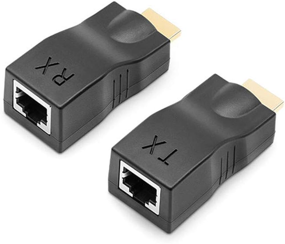 Extensor hdmi fs-hdp2000 folksafe transmisor y receptor pasivo hasta 30m con utp cat5e / extencion de señal hdmi hasta 1080p fácil de instalar y manipular