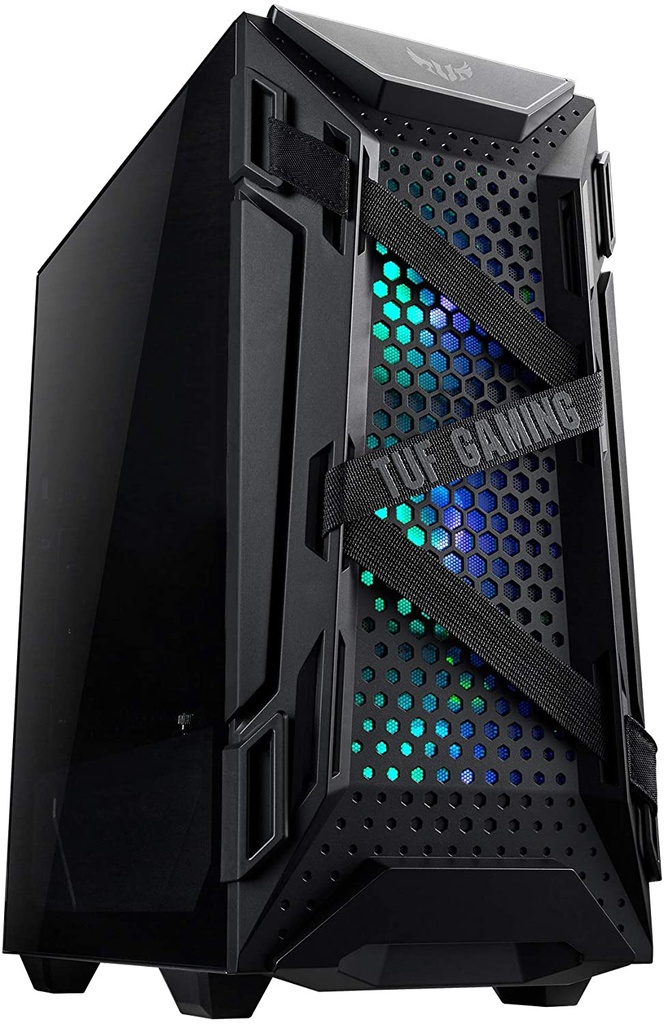 Gabinete Asus GT301 RGB 120mm TUF Gaming GT301 ATX Sin Fuente