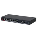 Switch Dahua Gigabit Ethernet PFS3110-8ET1GT1GF-96 8 Puertos PoE 10/100/1000 5.6 Gbit/s 8.000 Entradas No Administrable