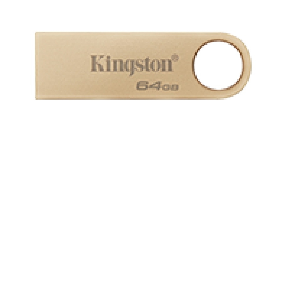 Memoria kingston 64gb 3.2 alta velocidad datatravaler dorada