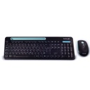 Kit de teclado y mouse inalambrico tz20comb02-ina 105, teclas con soporte para dispositivo movil hasta 9 pulgadas