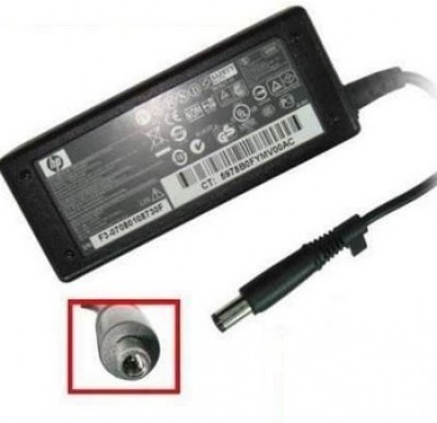 Cargador ac-hp punta amarilla compatible con hp compaq -