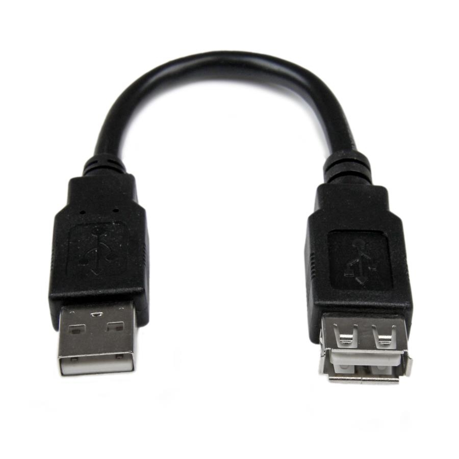 Cable StarTech De Extensión USB 2.0 Macho - Hembra 15cm