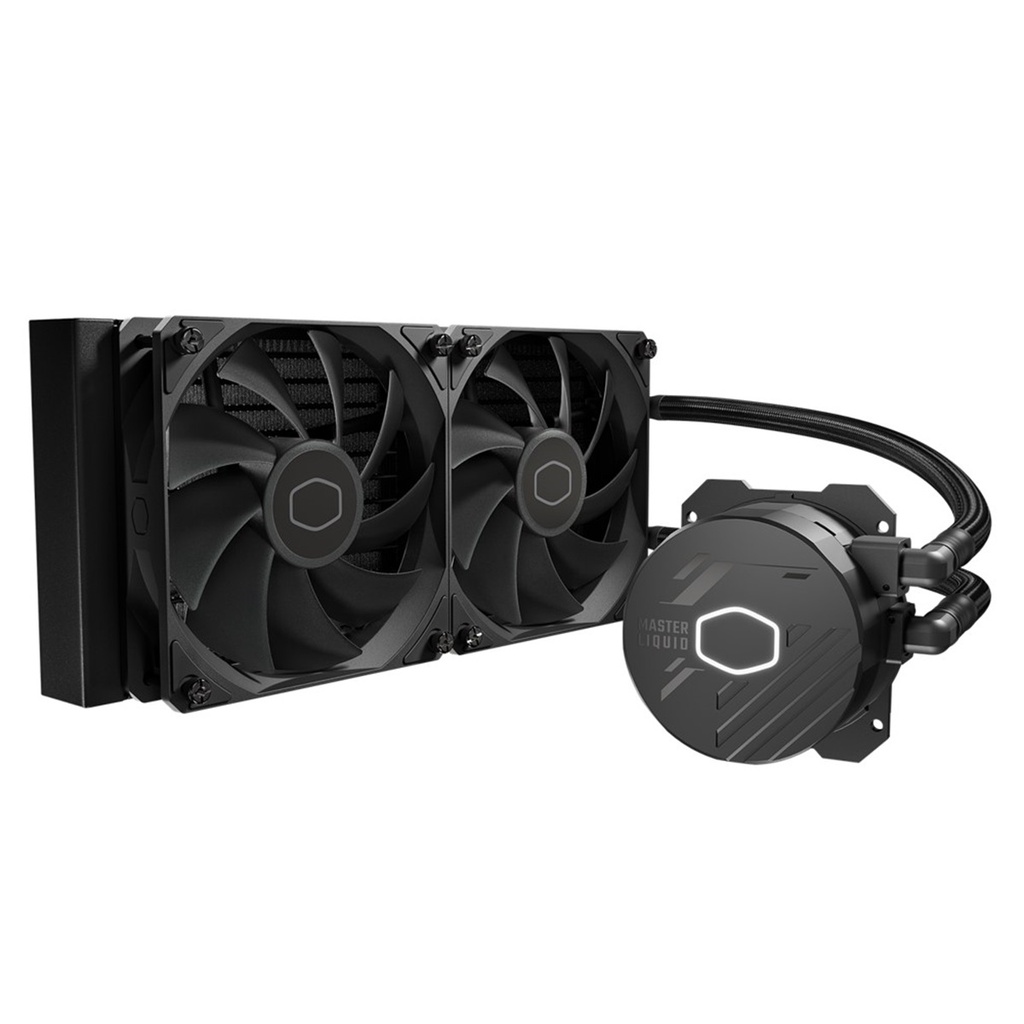 Enfriamiento Líquido Para CPU Cooler Master MasterLiquid 240L Core 2x 120mm 650 - 1750RPM