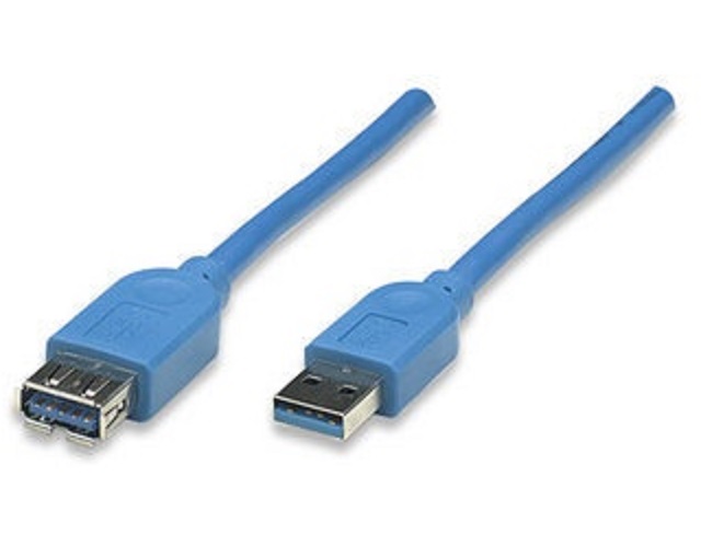 Cable Manhattan USB Macho - USB Hembra 2 Metros