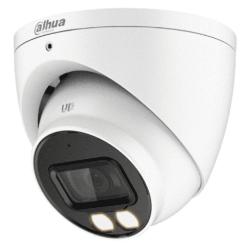 Cámara CCTV IR Domo Dahua DH-HAC-HDW1500TN-IL-A 5MP IR Hasta 40m IP67 Micrófono Integrado