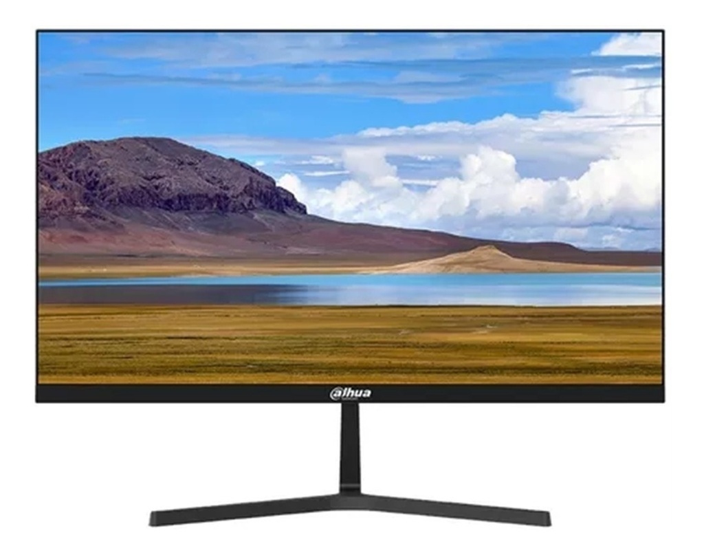 Monitor led dahua 23.8 pulgadas, panel va, 1xhdmi, 1xvga, full hd, 6.5ms, 75hz, 24/7, altavoces, negro