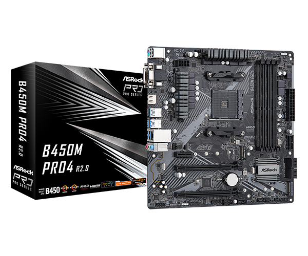 Tarjeta madre asrock b450m pro4 r2.0