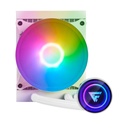 Enfriamiento Liquido Para CPU Game Factor LQG501-WH ARGB+ Arcoiris 2550RPM LGA 1700 120mm