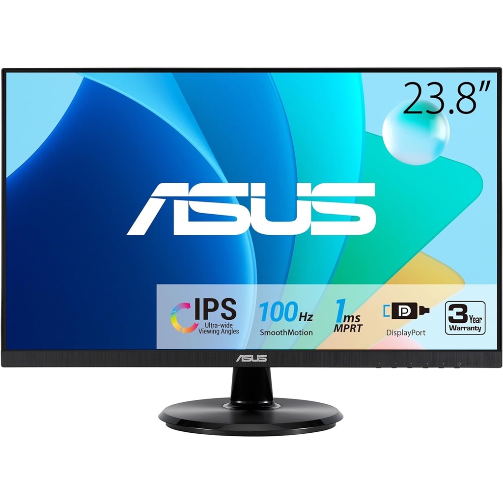 Monitor ASUS LCD 23.8" Full HD 100Hz HDMI Bocinas Integradas 2x4W