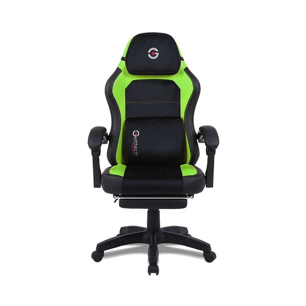 Silla Gamer Getttech GAR-GAOPY-G2-GR Hasta 120kg Con Reposapies 