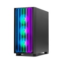 Gabinete Yeyian Mirage X Con Ventana Midi-Tower ATX Micro-ATX/ITX USB 3.2 Sin Fuente Sin Ventiladores Instalados