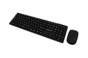 Kit de Teclado y Mouse Perfect Choice Black Round Inalámbrico USB Negro (Español)