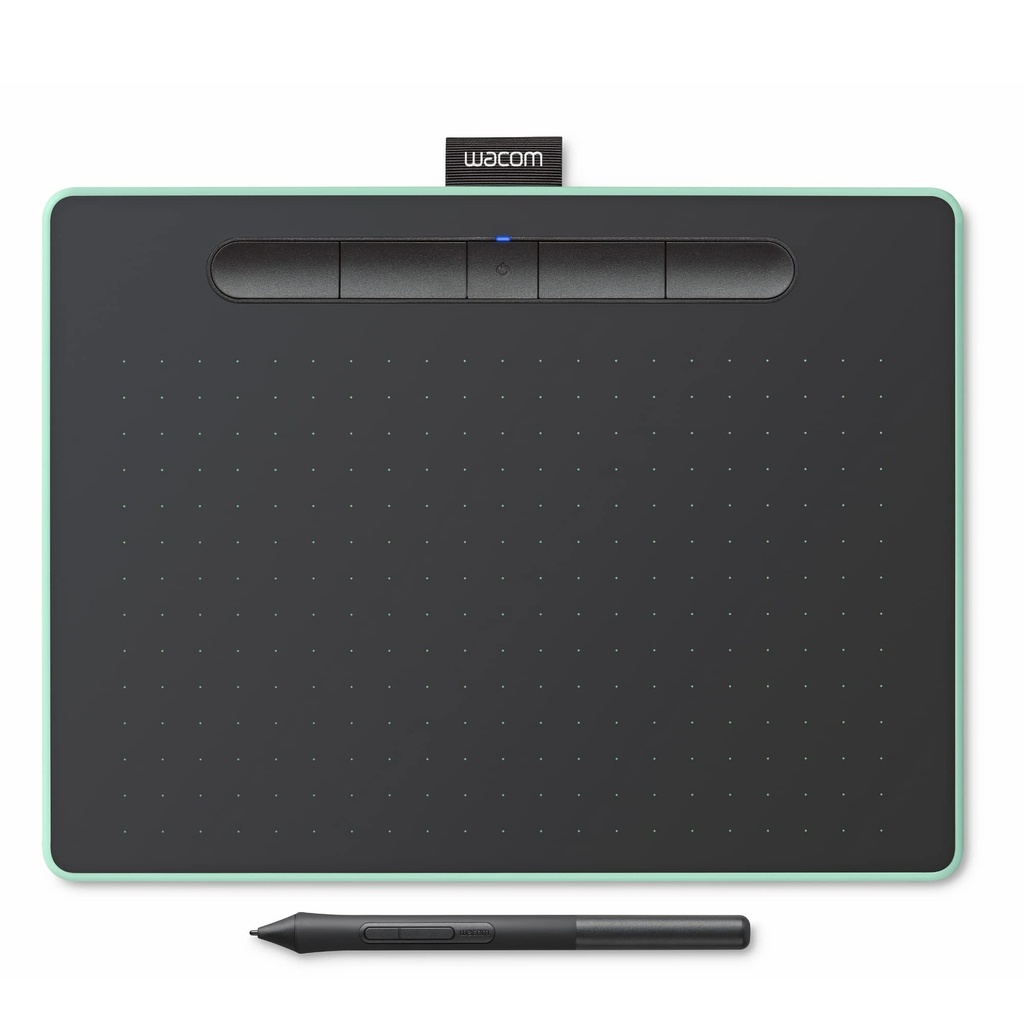 Tableta Gráfica Wacom Intuos M 216 x 135mm, Alámbrico/Inalámbrico, USB/Bluetooth, Negro/Aqua