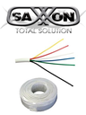 Saxxon owac6100j - cable de alarma / 6 conductores / cca/ calibre 22  awg / 100 metros / recomendable para control de acceso / v