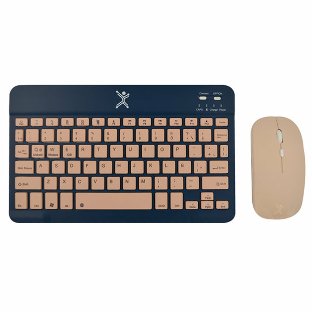 Kit de Teclado y Mouse Perfect Choice Genova Inalámbrico RF Bluetooth Español