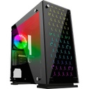 Gabinete Balam Rush Talos Con Ventana RGB Midi-Tower Micro ATX/Mini-ITX USB 2.0/USB 3.0 Sin Fuente