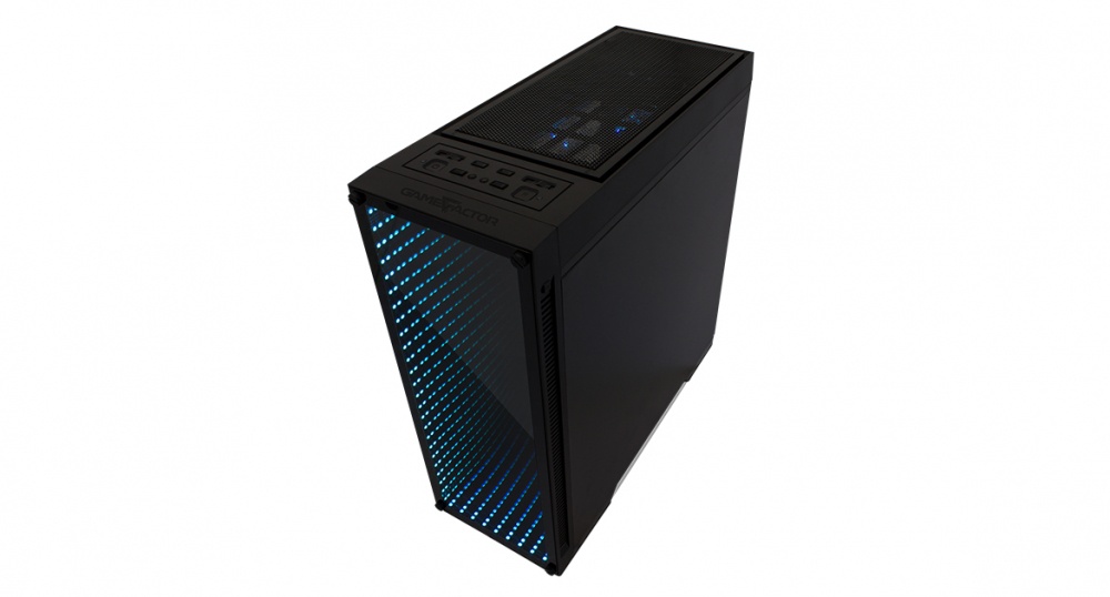 Gabinete Game Factor CSG601 Con Ventana RGB Tower ATX/EATX/Micro-ATX/Mini-ITX USB 2.0/3.0 Sin Fuente