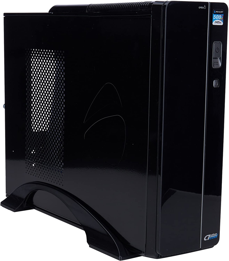 Gabinete Acteck Bern Slim TD-510 Micro-ATX USB 2.0 Con Fuente De 500W