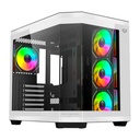 Gabinete Balam Rush Tank Super 9600 TB con Ventana RGB Midi-Tower ATX/Micro-ATX/ITX USB 3.0/2.0 sin Fuente 3 Ventiladores RGB Instalados