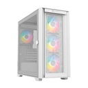 Gabinete Balam Rush Carbono Twin Mate 8000 con Ventana RGB Midi-Tower Micro-ATX/Mini-ITX USB 3.0/2.0 sin Fuente 4 Ventiladores RGB Instalados