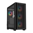 Gabinete Balam Rush Carbono Twin Mate 7000 con Ventana RGB Midi-Tower ATX/Micro-ATX/Mini-ITX USB 3.0/2.0 sin Fuente 4 Ventiladores RGB Instalados