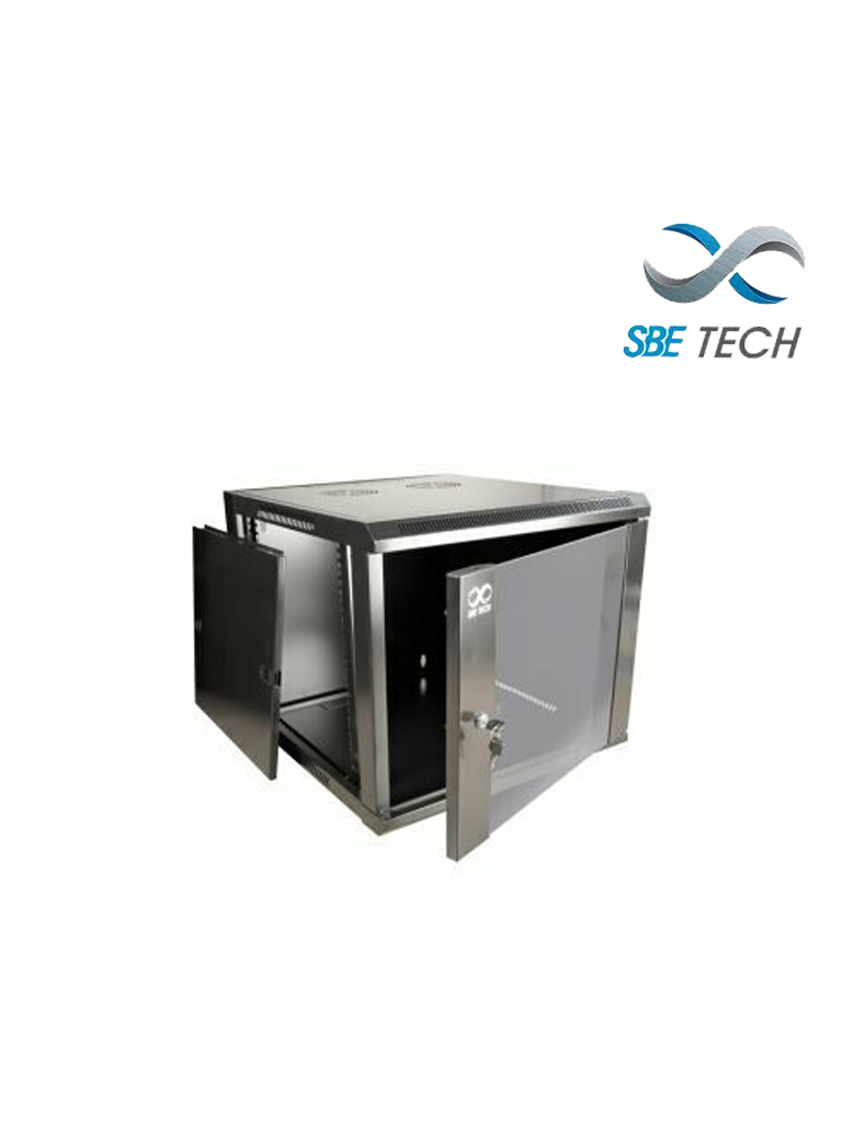 Sbetech gnlpar12urp- gabinete de pared / 12 ur / capacidad de carga de 60 kg / ancho 600 mm x profundidad 600 mm x alto 640 mm /