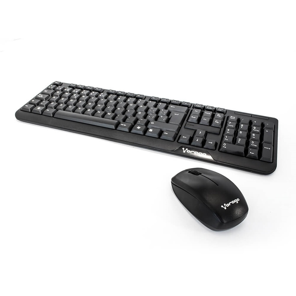 Teclado y Mouse Vorago KM-302 Inalámbrico USB Negro Español